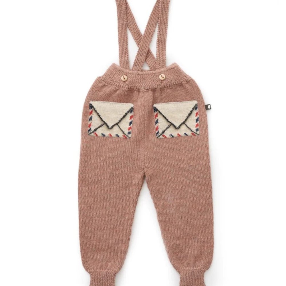 OEUF Envelope Pocket Suspenders 4/5Y